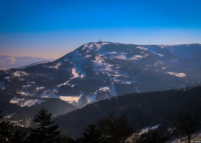 Dom Lub Z Widokiem Na Gory Wichrowe Wzgorza Z Basenem Brenna Apartment